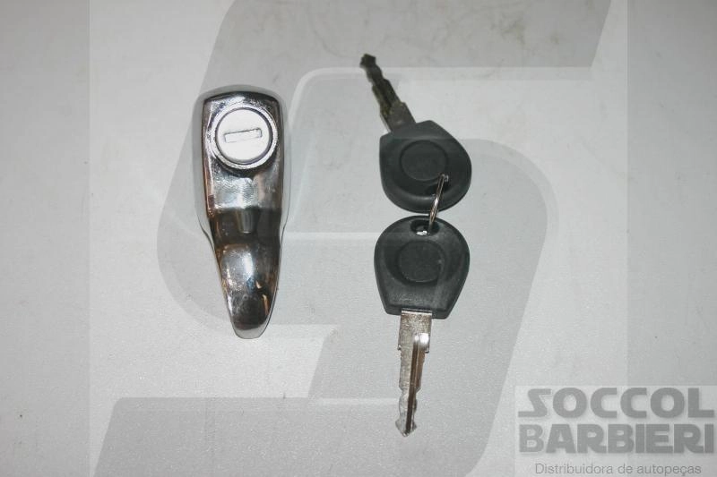 FECHADURA PORTA MALAS VW BRASILIA/VARIANT/TL TODAS - BOTAO PORTA MALAS C/CHAVE - CROMADO