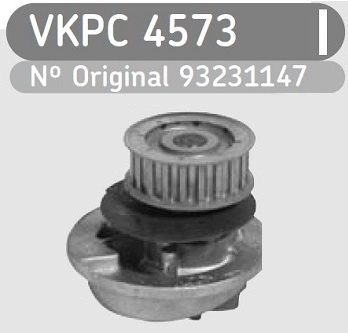BOMBA AGUA GM MONZA 87/88 - C/CHAPA