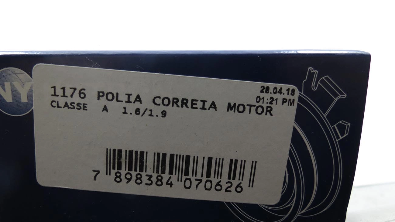 POLIA CORREIA ALTERNADOR MB CLASSE A 1.6/1.9 - UTILIZA 02 PEÇAS - 17.X70X22,20MM