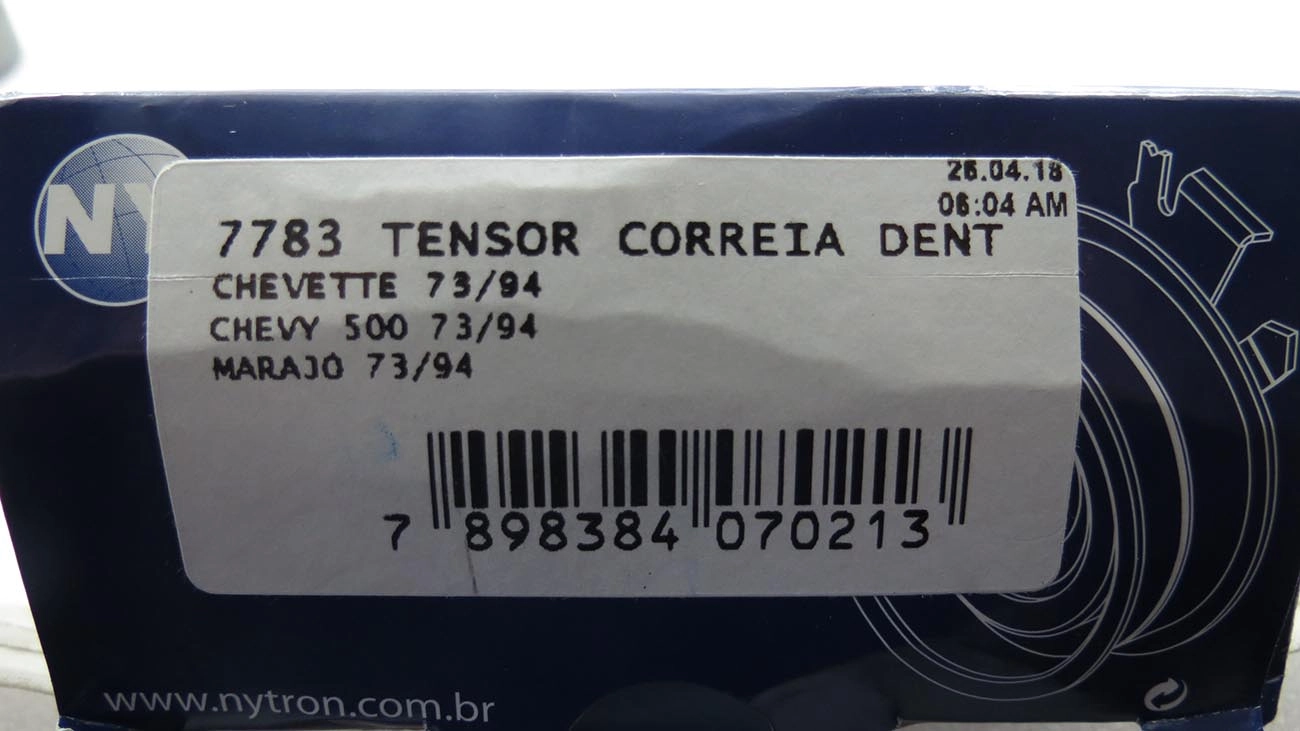 ROLAMENTO TENSOR CORREIA COMANDO VÁLVULAS TENSIONADOR DENTADA GM CHEVETTE/CHEVY TODOS