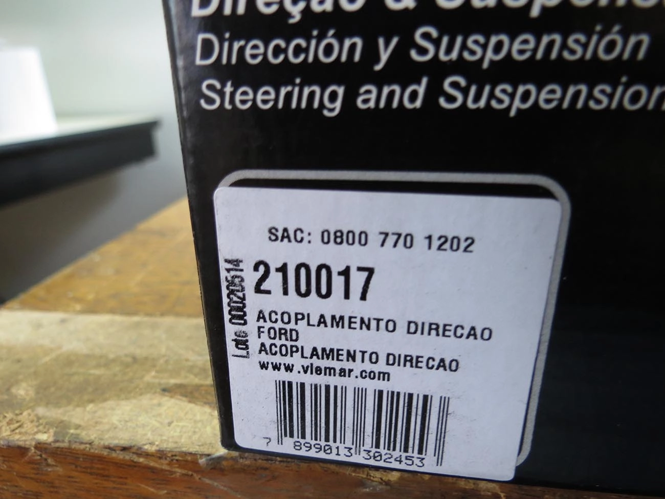 ACOPLAMENTO JUNTA ELASTICA DIRECAO FORD F-250 SUPER DUTY 98/12 - F-350 99/ - F-4000 99/11