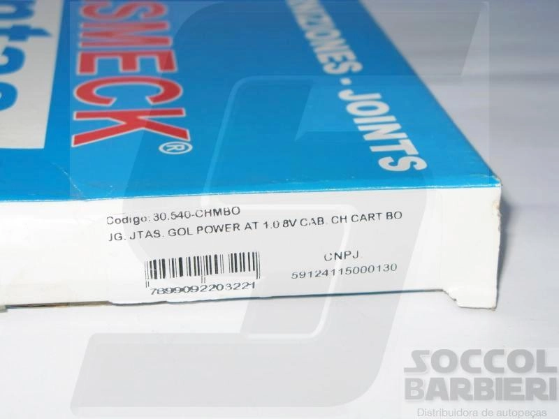 JOGO JUNTAS MOTOR SEM RETENTOR VW GOL/PARATI 1.0 8V 2002/ POWER - JUNTA CABEÇOTE METÁLICA
