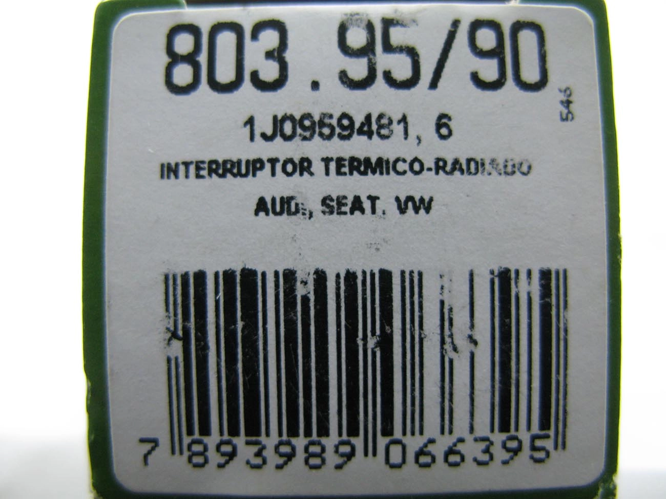 INTERRUPTOR RADIADOR VW GOLF/BORA 98/ - AUDI A3 1.6/1.8 96/