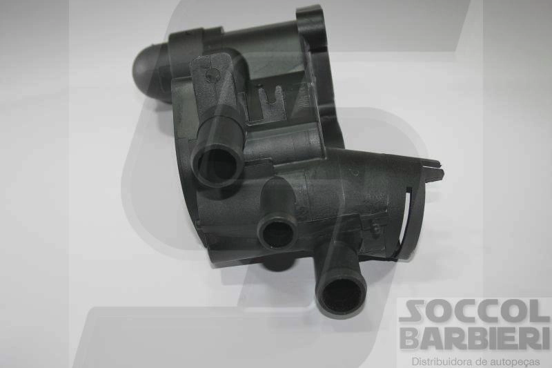 CAVALETE DISTRIBUIÇÃO ÁGUA OU CARCAÇA VÁLVULA TERMOSTÁTICA PLÁSTICA CARCACA VALVULA TERMOSTATICA PLASTICA VW GOL/PARATI 1.0 02/ POLO/GOLF NOVO GOL/SAVEIRO 08/