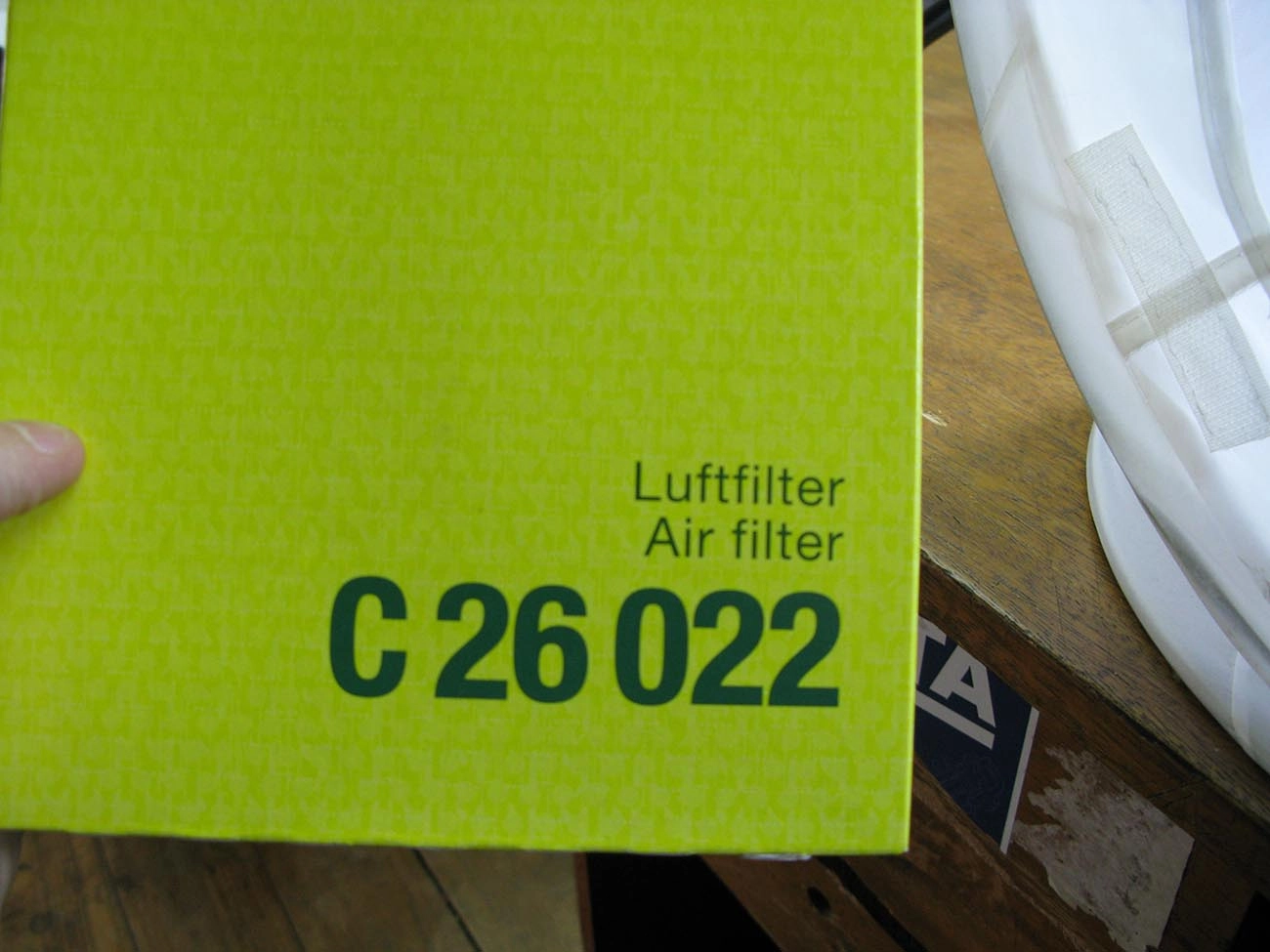 FILTRO AR HYUNDAI I30 1.6/1.8 2013/ - ELANTRA 1.8 2011/ 2.0 2013/ - KIA CERATO 1.6 2013/