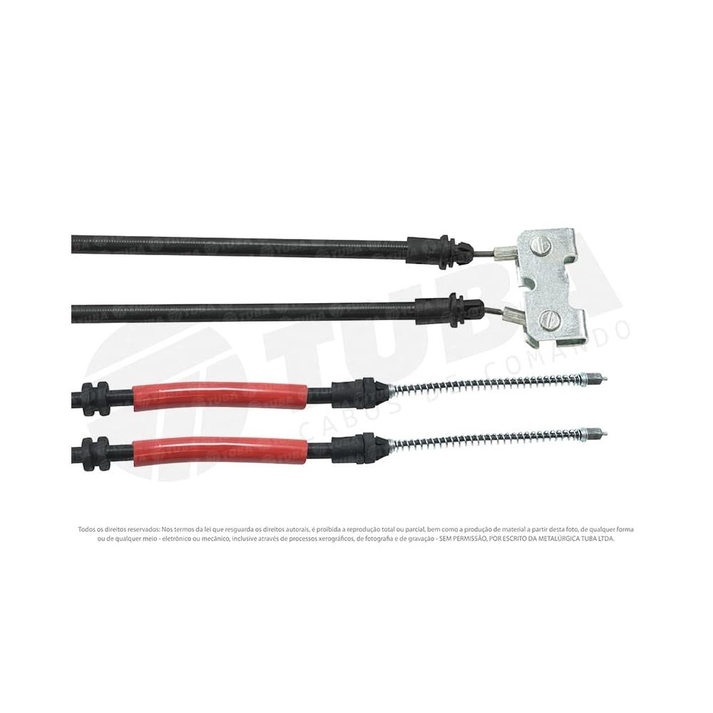 CABO FREIO TRASEIRO FORD ECOSPORT 4X2/4X4 06/14 FIESTA 06/14