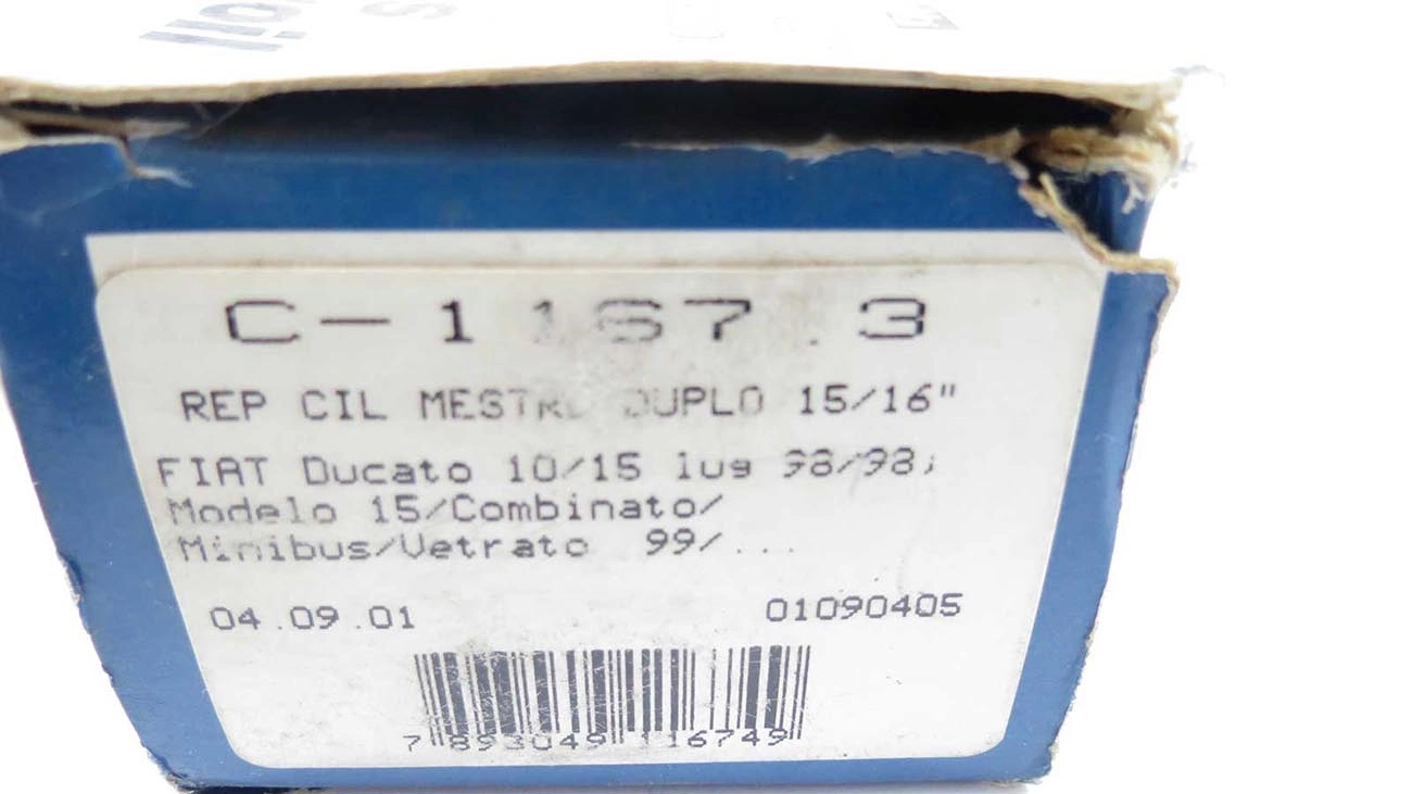REPARO CILINDRO MESTRE DUPLO 23.81MM FIAT DUCATO 98/ 15/16