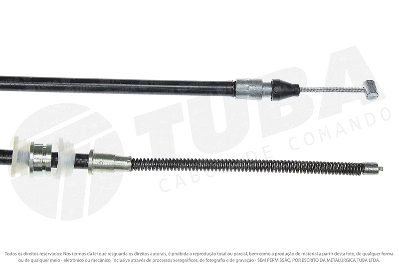 CABO DE FREIO TRASEIRO DIREITO FIAT UNO MILLE FIRE 06/08 - MILLE ECONOMY 09/ - MILLE WAY 04/