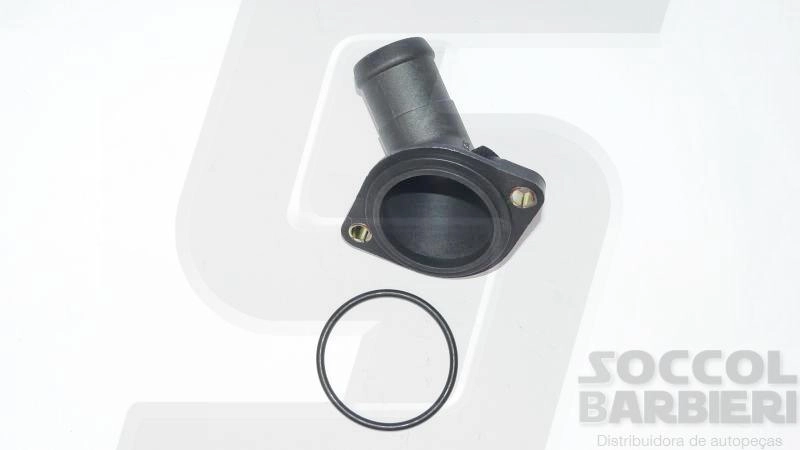 COTOVELO/FLANGE PLASTICO VALVULA TERMOSTATICA VW GOL/VOYAGE/PARATI/SAVEI 1988/1994 - MOTOR AP