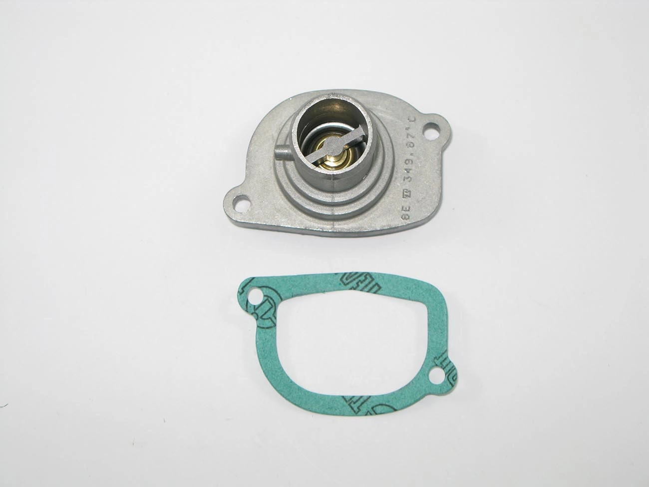 VÁLVULA TERMOSTÁTICA COM CARCAÇA/FLANE ALUIMÍNIO FLANGE ALUMÍNIO FIAT PALIO/SIENA/STRADA/DOBLO/IDEA/PUNTO FIRE EXCETO EVO