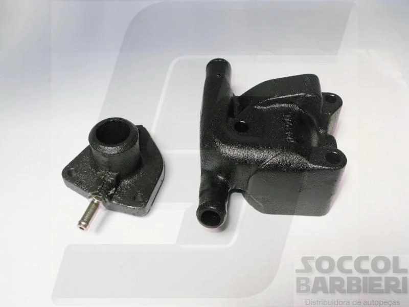CARCAÇA VÁLVULA TERMOSTÁTICA ALUMÍNIO FORD MONDEO 98/99 - ZETEC 16V - COM TAMPA