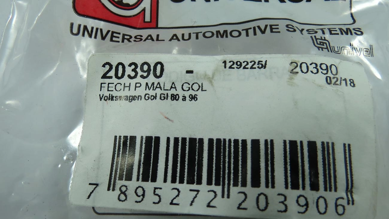 FECHADURA PORTA MALAS VW GOL G1 1980/1996 UNIVERSAL INTERNA