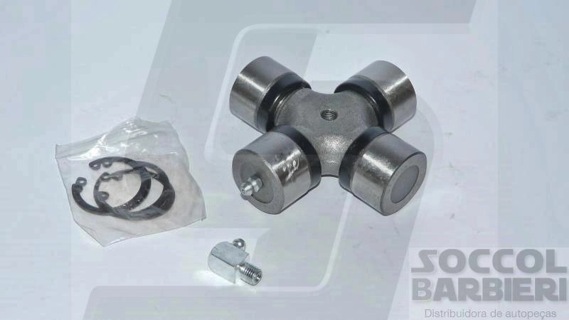 CRUZETA CARDAN TRAÇÃO DIANTEIRA FORD NEW HOLLAND 6600/6610/7610 - 34X97MM - QUATRO CHAVETAS EXTERNAS