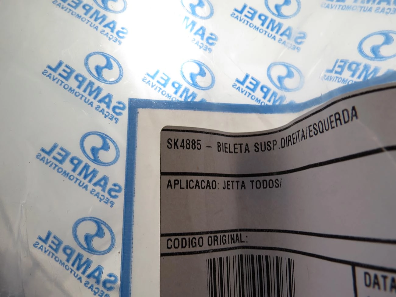 BIELETA BARRA ESTABILIZADORA SUSPENSÃO DIANTEIRA LD/LE VW JETTA 06/ GOLF 07/ TIGUAN FUSCA 11/ AUDI Q3 TT