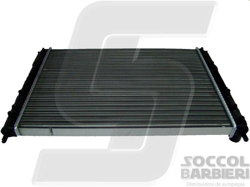 RADIADOR ÁGUA MOTOR COM DEFLETOR ENCAIXE CONSTRUÇÃO EXPANDIDO OU SEM AR CONDICIONADO FIAT PALIO 1.0/1.3/1.4 8/16V FIRE STRADA 01/17 ACD IDEA 06/16
