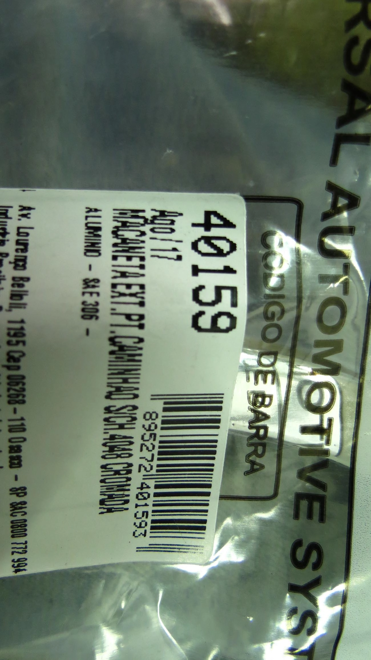 MACANETA EXTERNA GM A/C/D-10/14/15/60/70/80 64/84 - CROMADA S/CHAVE