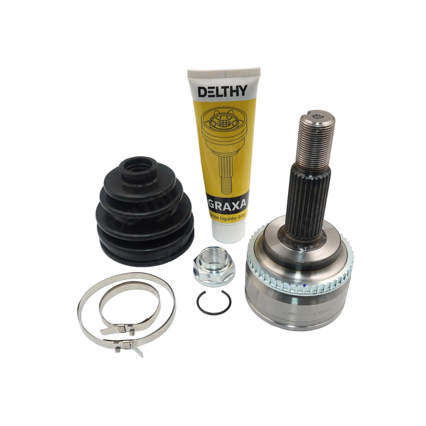 HOMOCINÉTICA RODA COM ABS TOYOTA COROLLA/FIELDER 1.6/1.8 16V 03/08 - 23/26 ESTRIAS TRAVA CENTRAL
