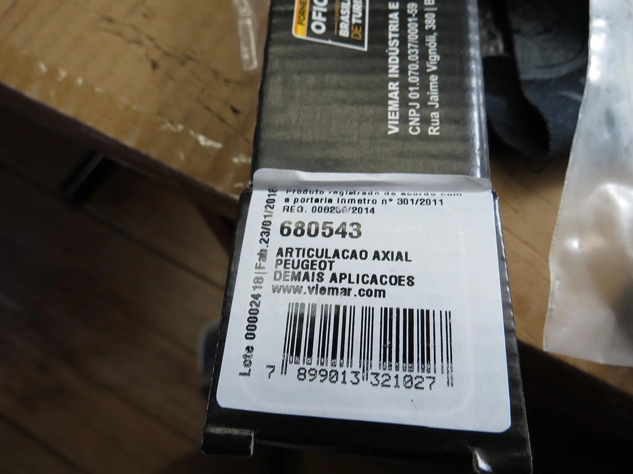 ARTICULAÇÃO/BARRA AXIAL DIREÇÃO ELÉTRICA CITROEN NOVO C3/DS3 13/ - PEUGEOT 208 13/ - 2008 15/22