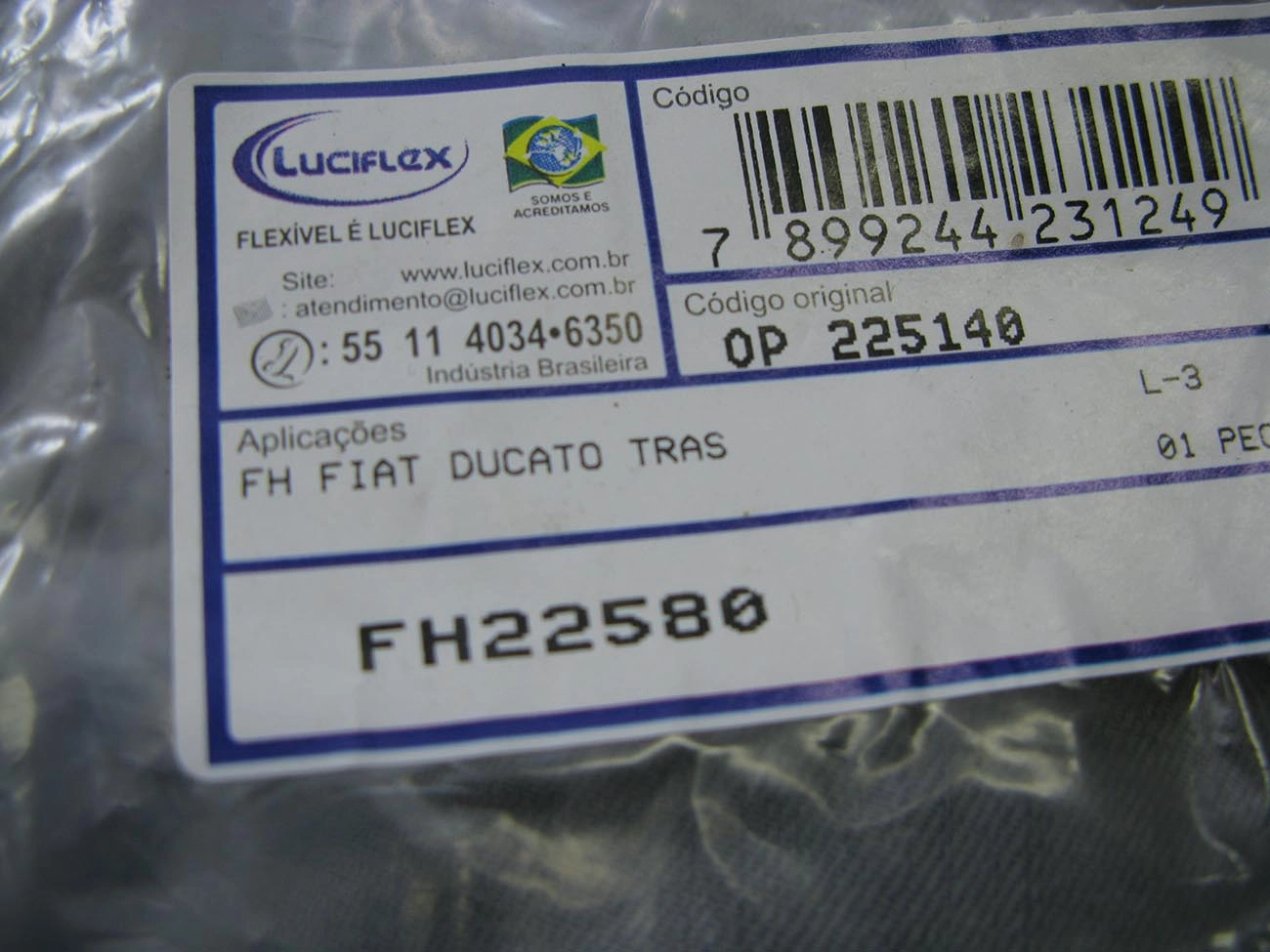 FLEXIVEL FREIO FIAT DUCATO - TRASEIRO