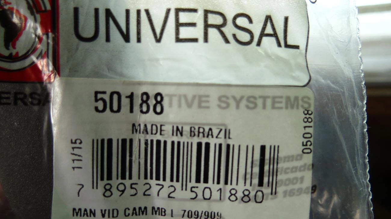 MANIVELA VIDRO MB 709/909/912 - MARRON PLASTICO