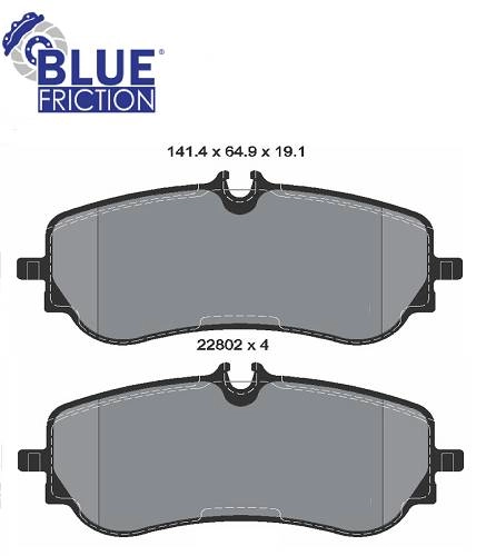 PASTILHA DE FREIO TRASEIRA VW AMAROK 2.0/3.0 2010/