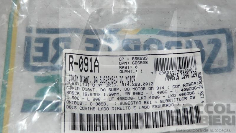 COXIM DO MOTOR MB 608 - DIANTEIRO C/ROSCA
