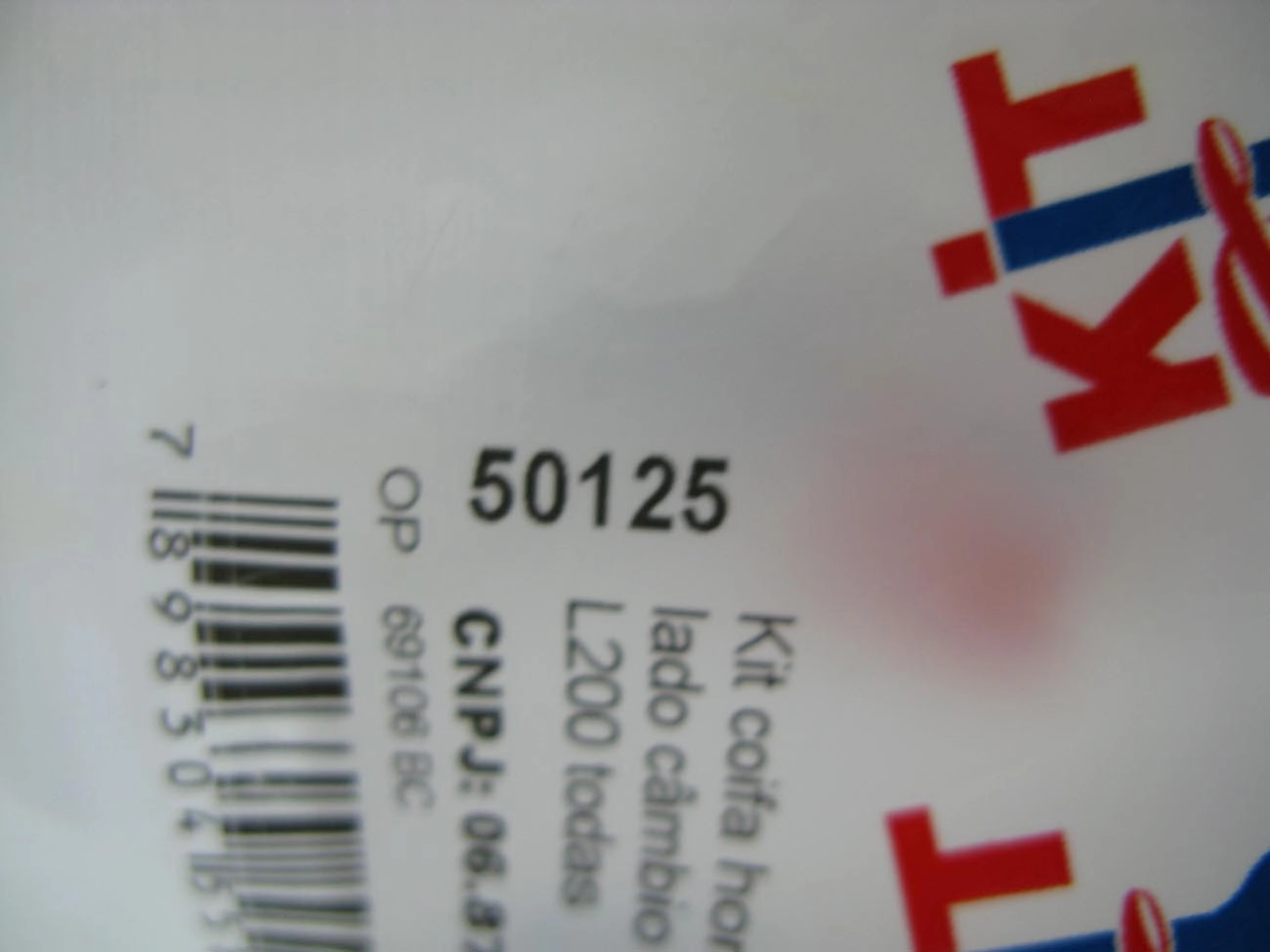 KIT REPARO COIFA HOMOCINÉTICA LADO CÂMBIO MITSUBISHI L-200 TODAS