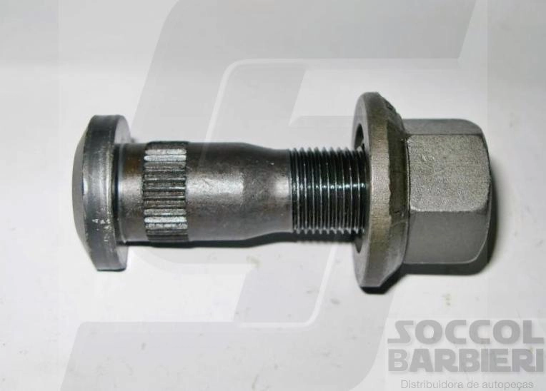 CONJUNTO PARAFUSO CUBO RODA DIANTEIRO M18X1,5 X72 CHAVE 27MM DIANTEIRA AGRALE VOLARE A8/8500