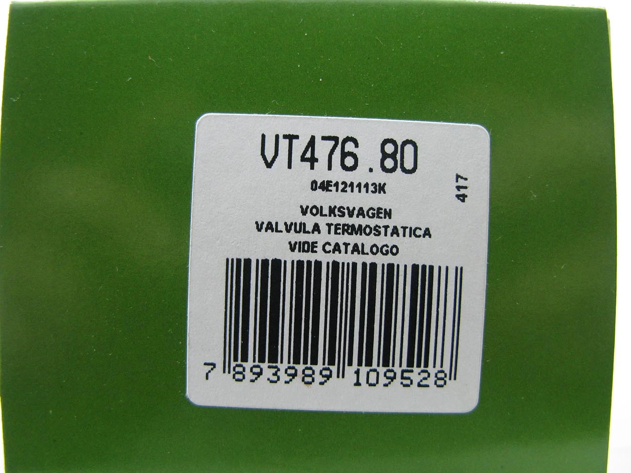 VÁLVULA TERMOSTÁTICA PRIMÁRIA MOTOR MSI/EA211/TSI 12V/16V VW FOX/GOL 14/18 POLO 17/20 SAVEIRO 15/16 UP! VIRTUS 17/21