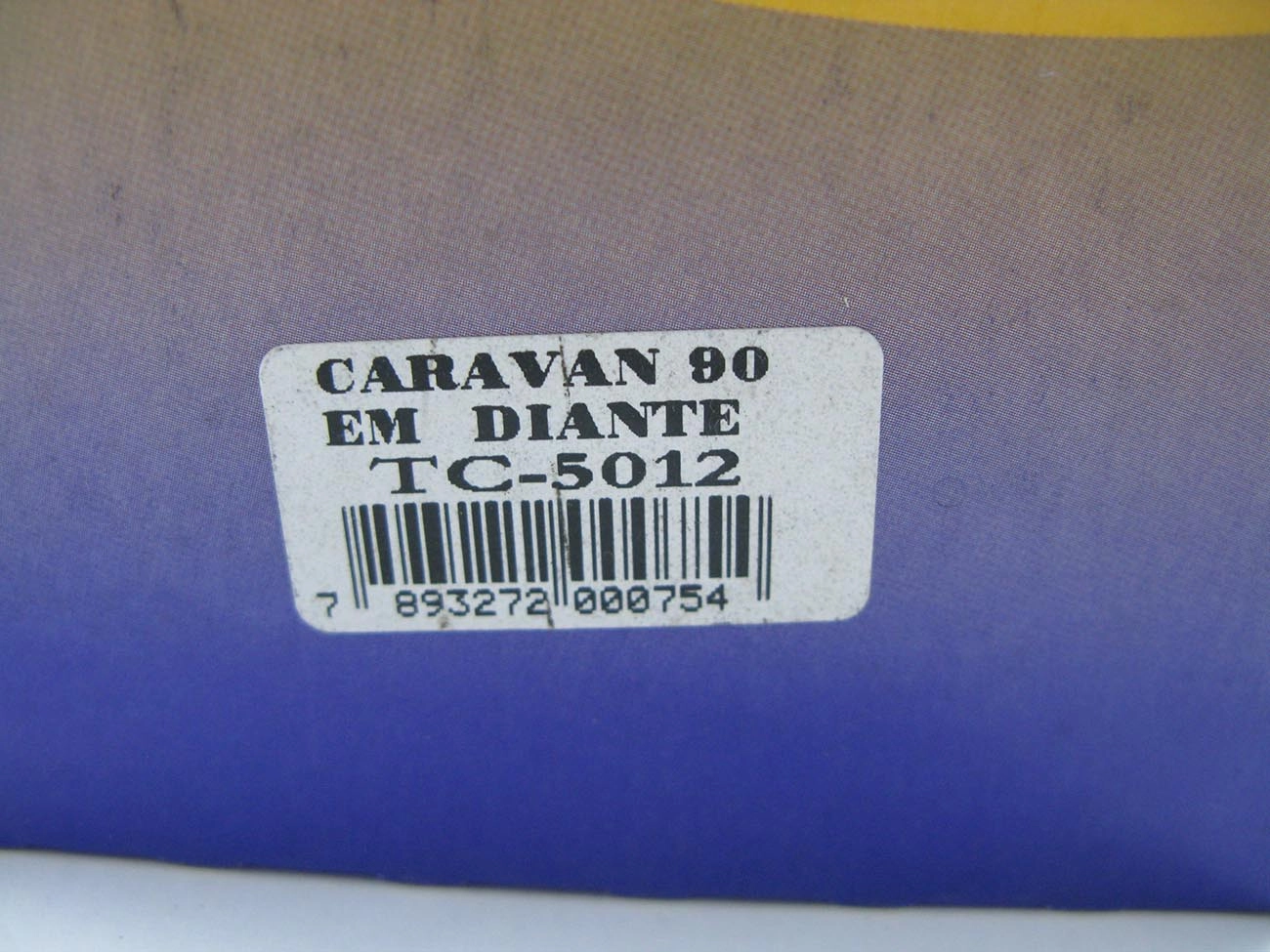 TAMPA TANQUE GM CARAVAN 90/
