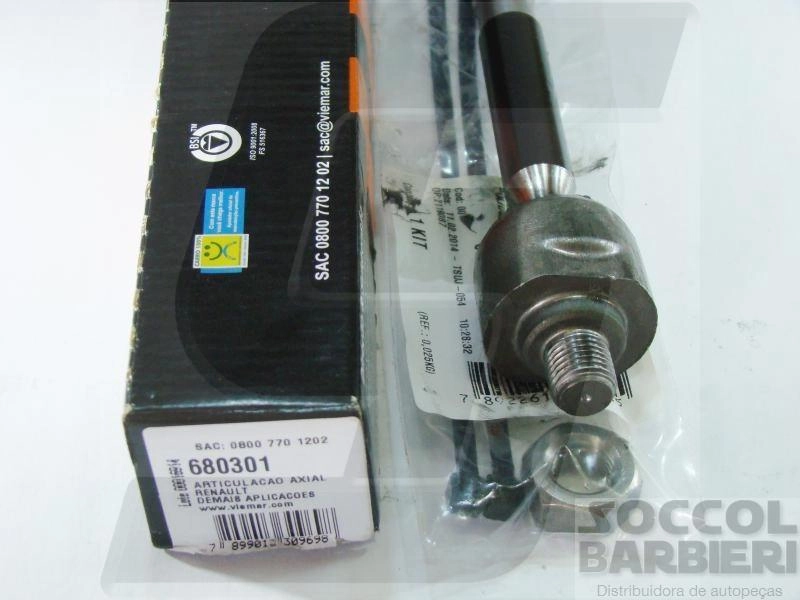 ARTICULAÇÃO/BARRA AXIAL M14X1,5 DIREÇÃO HIDRÁULICA RENAULT MEGANE 06/13 - GRAND SCÉNIC 07/09