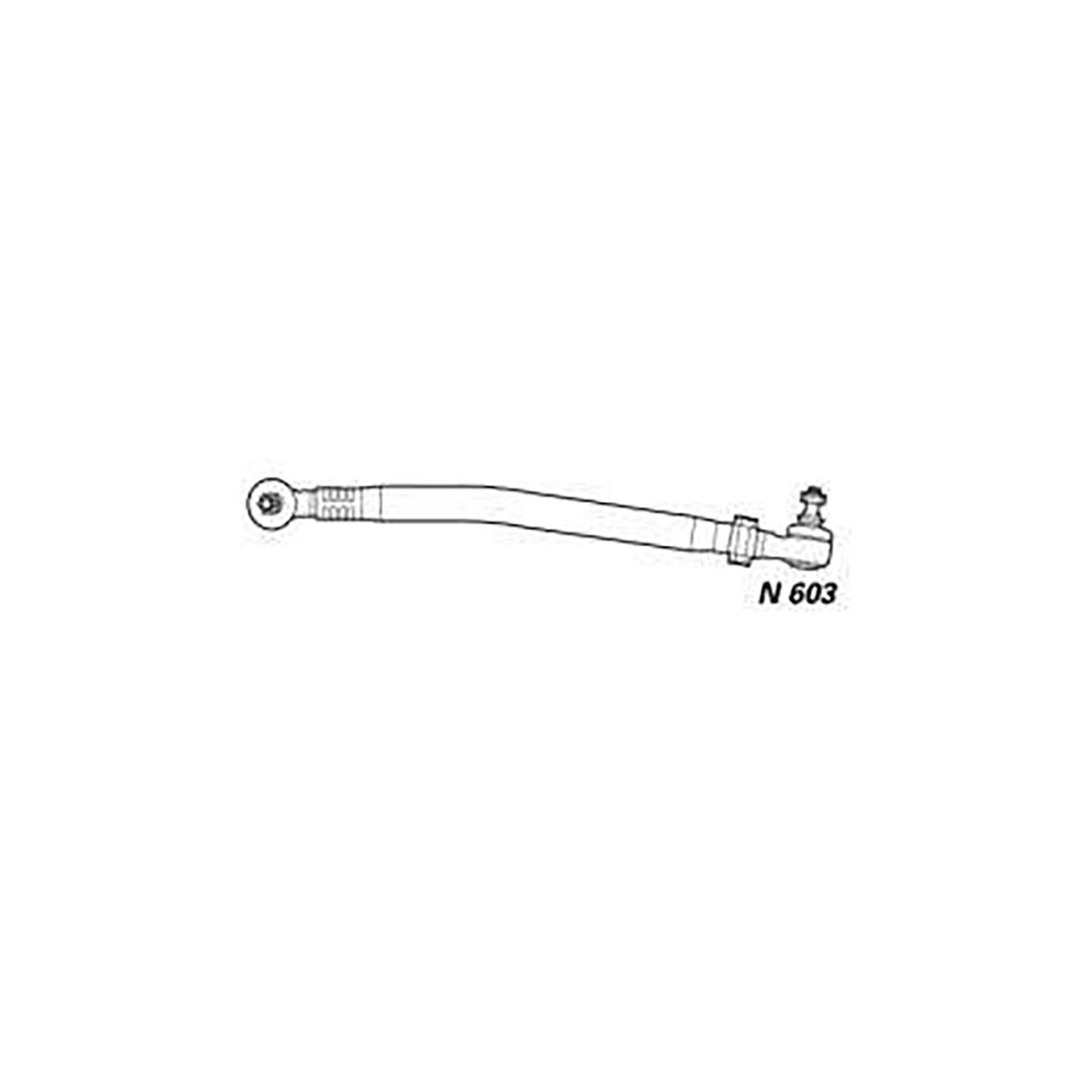 BARRA DIREÇÃO LATERAL 941MM SCANIA T-112/140/142 81/91 - TERMINAL FIXO/MÓVEL