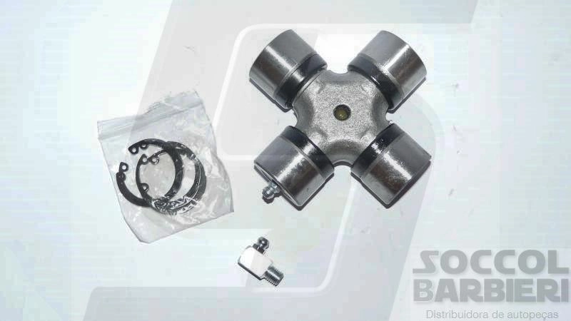 CRUZETA CARDAN TRAÇÃO DIANTEIRA FORD NEW HOLLAND 6600/6610/7610 - 34X97MM - QUATRO CHAVETAS EXTERNAS