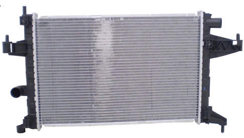RADIADOR MOTOR BRASADO GM NOVO CORSA 1.4/1.8 8V 03/08 - MONTANA 1.8 8V 03/10 - COM ACD  539X352X27MM