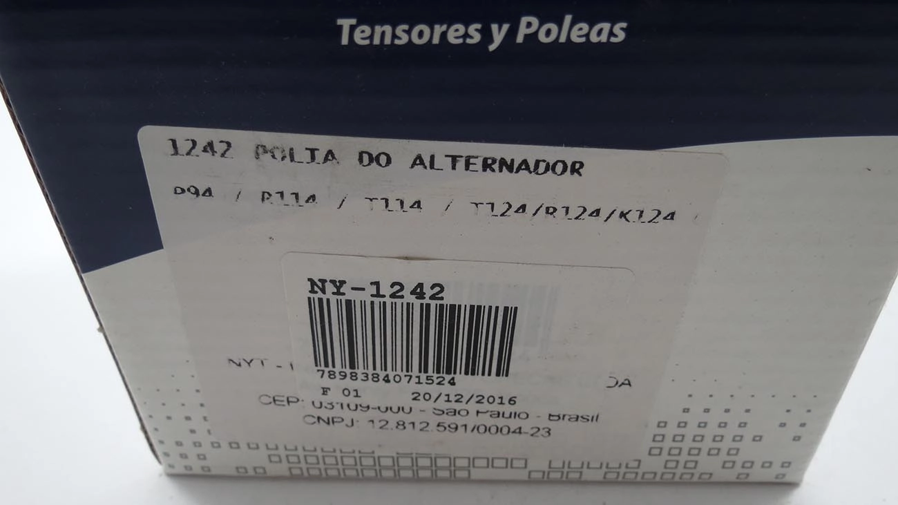 POLIA CORREIA ALTERNADOR SCANIA P94/R114/T114/T124/R124/K124 C/AC - 10,30X95X32,30MM