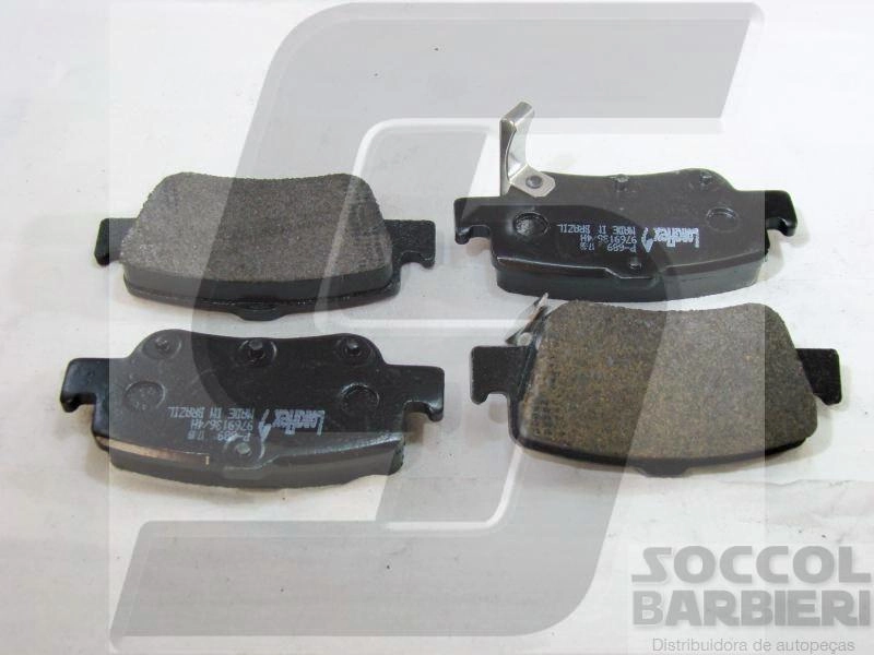 PASTILHA DE FREIO TRASEIRA TOYOTA COROLLA 06.2008/2025