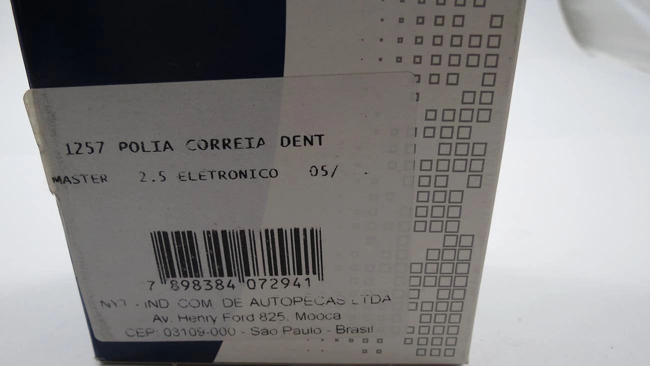 POLIA AUXILIAR CORREIA COMANDO RENAULT MASTER 2.5 2005/ DCI TURBO - 8,30X75,60X32MM