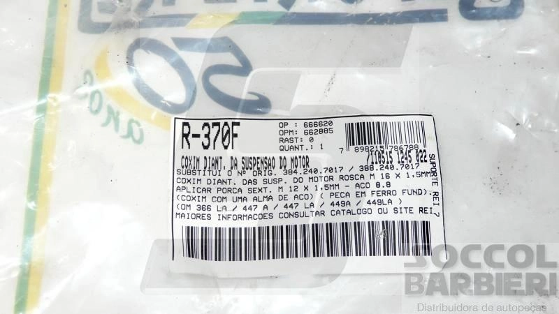 COXIM DO MOTOR MB 1418/1518/1618/1630/1718/1935/1941/2418 - DIANTEIRO