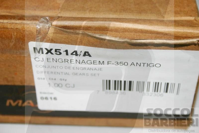 KIT REPARO DIFERENCIAL/CAIXA SATÉLITE EIXO BRASEIXOS FORD F-350 DODGE D-400 60/77