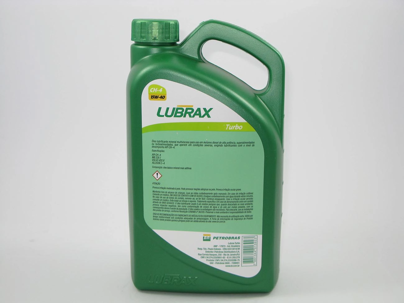 OLEO LUBRIFICANTE MINERAL MULTIVISCOSO SAE 15W40 - MOTORES DIESEL