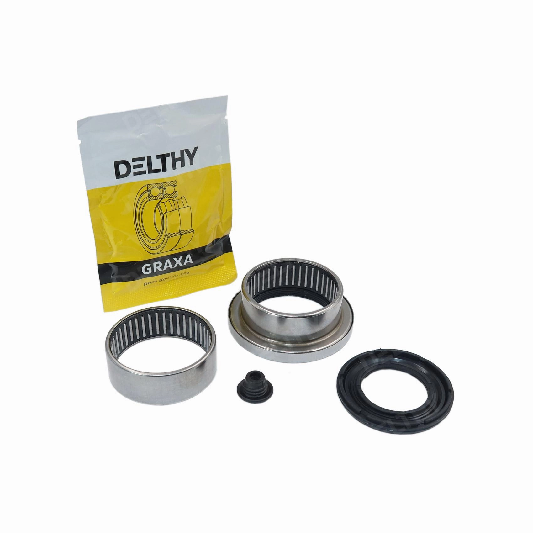 KIT ROLAMENTO EIXO TRASEIRO PEUGEOT 206 1.0/1.4/1.6 1998/2010 - 207 1.4/1.6 2009/2015