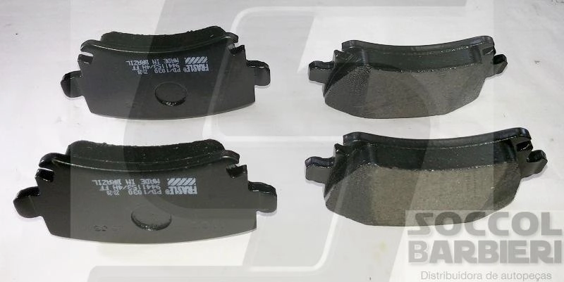 PASTILHA FREIO RODA TRASEIRA VW SAVEIRO 14/ BEETLE/BORA/EOS 07/ JETTA 09/ PASSAT 05/ AUDI A3/A4/A6