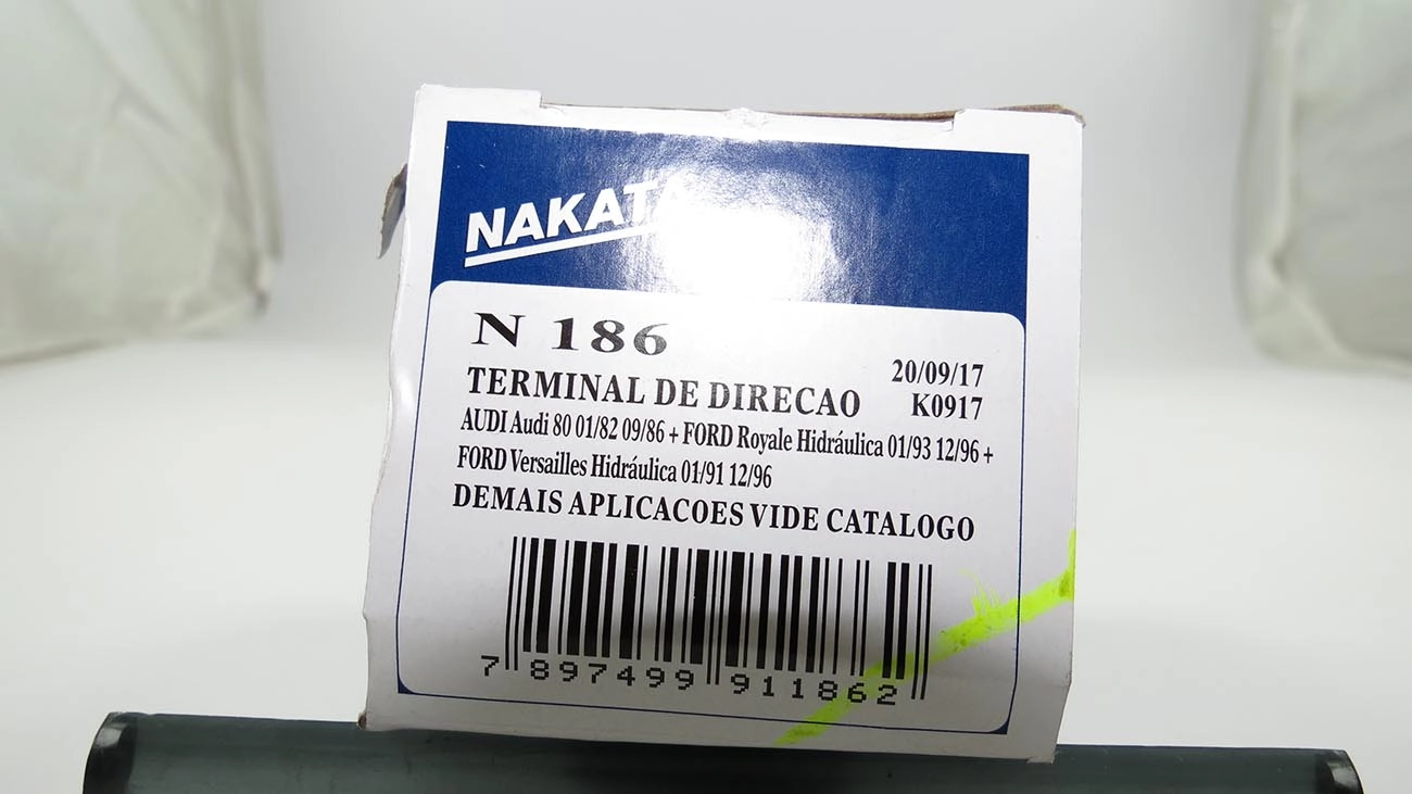 TERMINAL DIREÇÃO DIREITO/ESQUERDO HIDRÁULICA ROSCA INTERNA LD/LE VW SANTANA/QUANTUM 85/06 FORD VERSAILLES 91/96 D.H