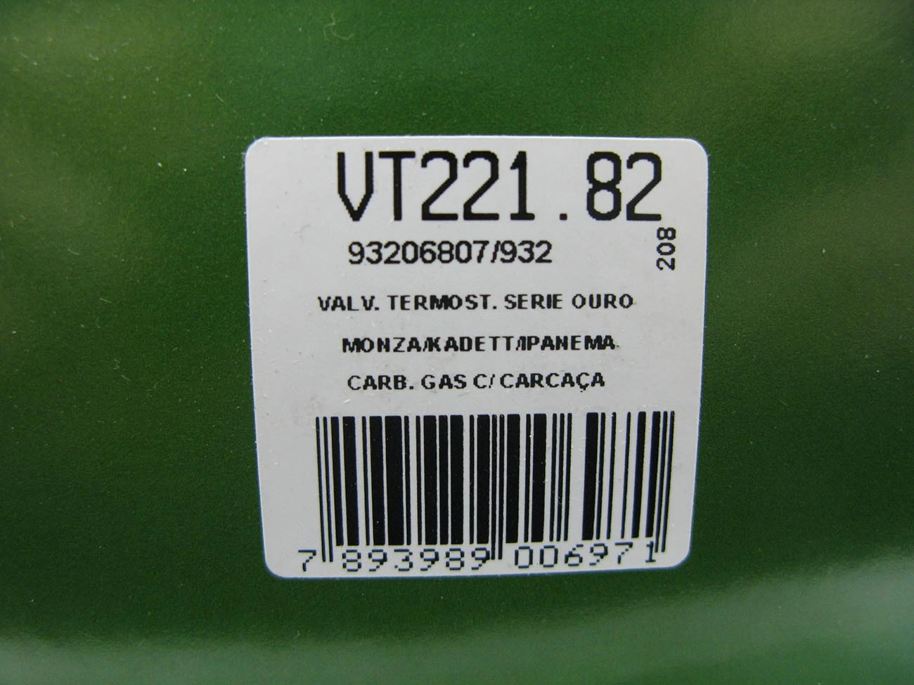 VÁLVULA TERMOSTÁTICA COM FLANGE GM MONZA/KADETT/IPANEMA 07.86/91 - CARBURADO GASOLINA