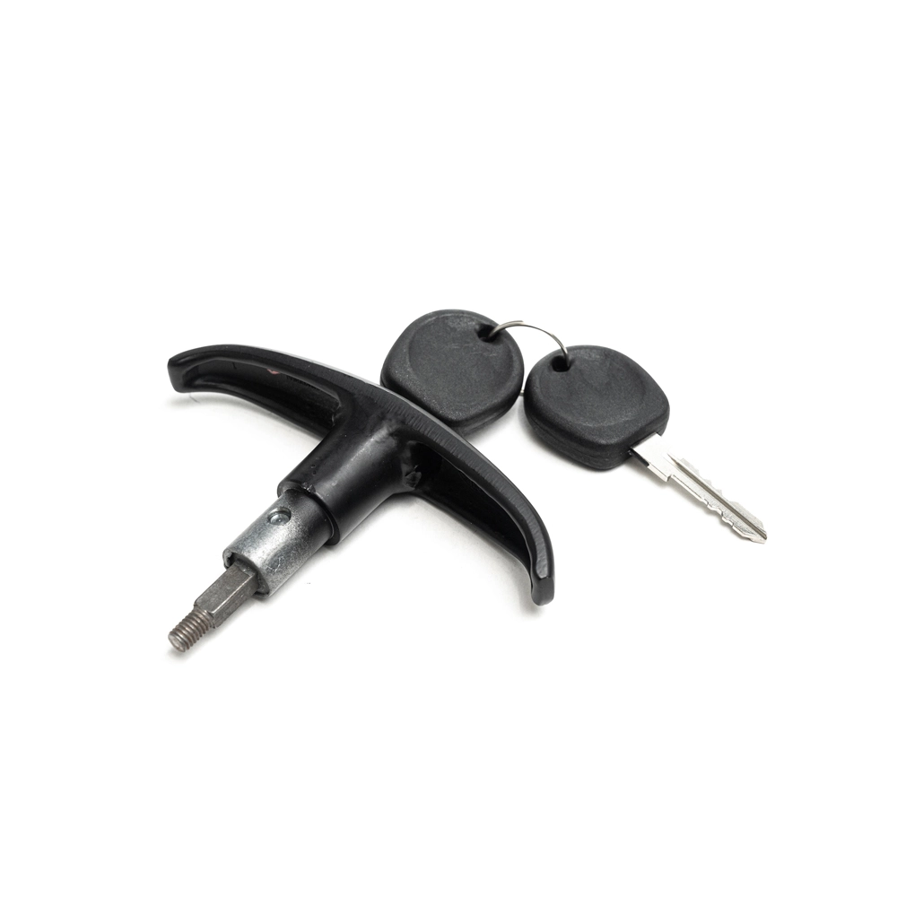 FECHADURA PORTA MALAS VW KOMBI KLIPPER 76/ - BOTAO TAMPA SUPERIOR C/CHAVE - PRETO