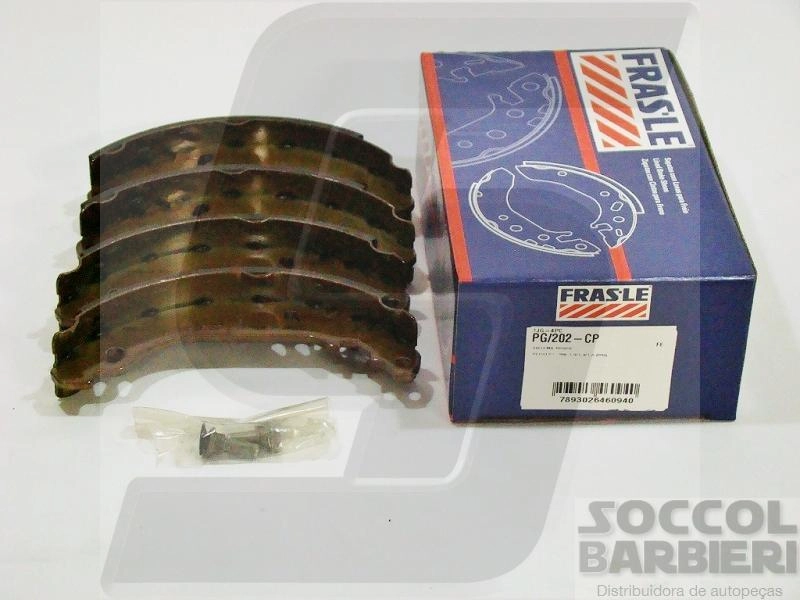 SAPATA FREIO TRASEIRA PEUGEOT 206 98/ 207 2008/ 180X32MM