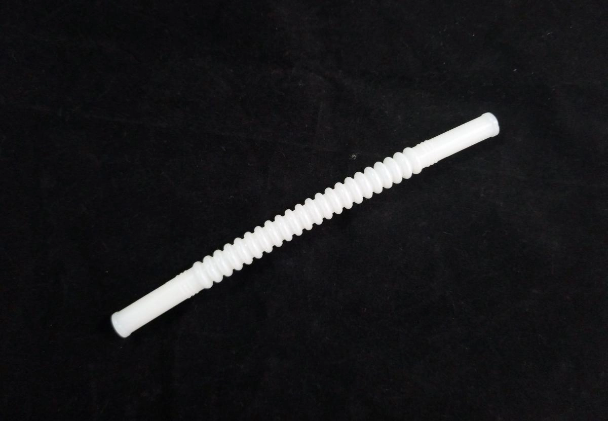 TUBO CORRUGADO BOMBA DE COMBUSTÍVEL - 185MM - BOCAL 7,5X7,5MM