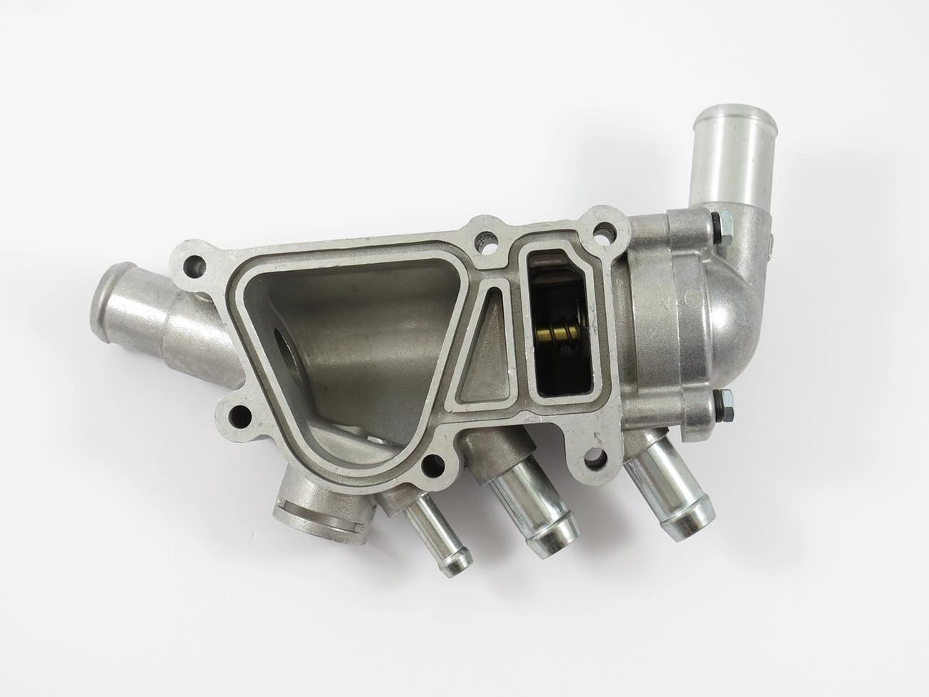 CARCAÇA COM VÁLVULA TERMOSTATICA ALUMÍNIO SEM SENSOR FORD FIESTA/KA/COURIER 99/06 - ESCORT 1.6 00/02