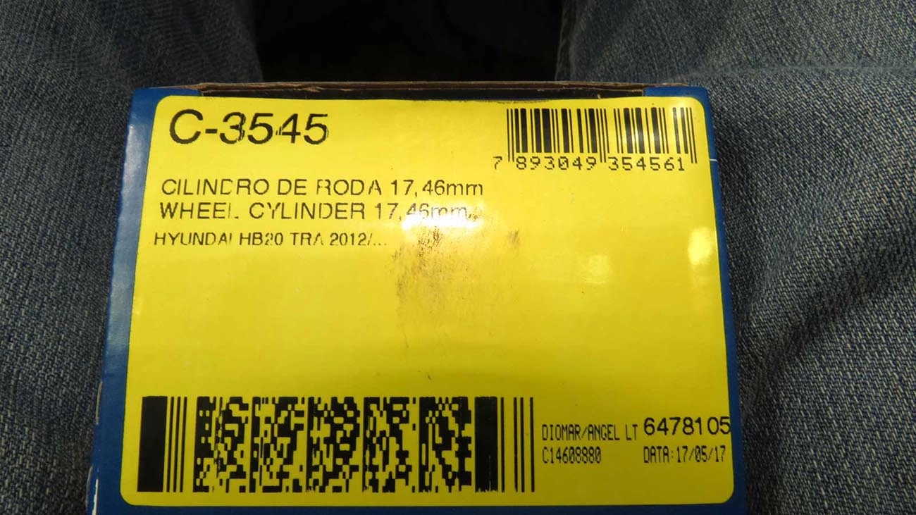 CILINDRO RODA TRASEIRA HYUNDAI HB20 2012/ - 17,46MM