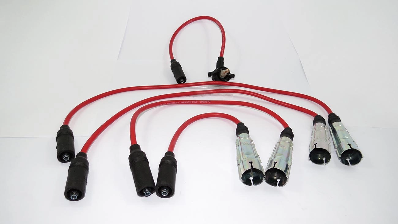 CABO VELAS VW GOL/PARATI AP 1.6I/1.8I - 95/96 - CABO DA BOBINA COM PINO E TRAVA